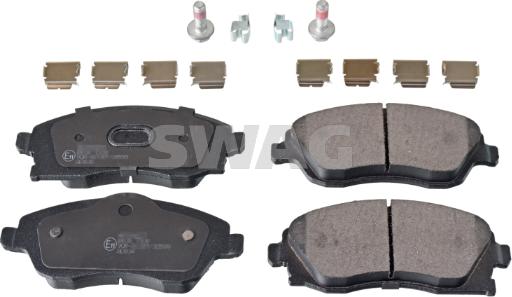 Swag 40 91 6748 - Brake Pad Set, disc brake autospares.lv