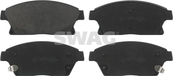 Swag 40 91 6788 - Brake Pad Set, disc brake autospares.lv