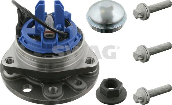 Swag 40 92 8141 - Wheel hub, bearing Kit autospares.lv