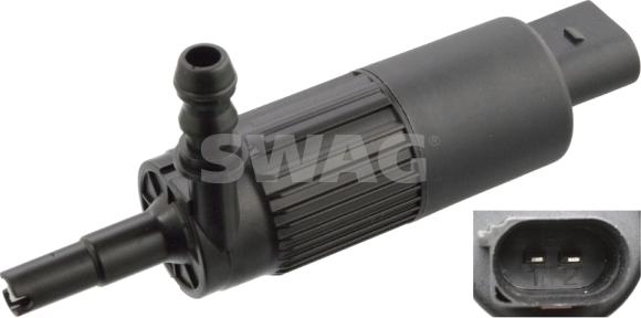 Swag 40 10 3611 - Water Pump, window cleaning autospares.lv