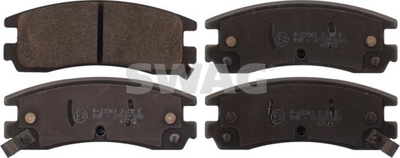 Swag 40 11 6154 - Brake Pad Set, disc brake autospares.lv