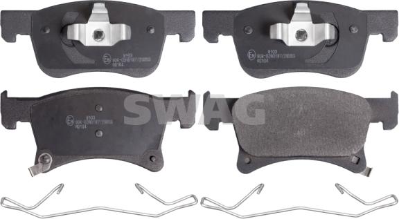 Swag 42 91 6942 - Brake Pad Set, disc brake autospares.lv