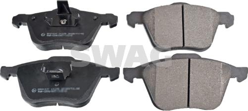 Swag 55 91 6504 - Brake Pad Set, disc brake autospares.lv