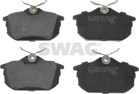 Swag 55 91 6207 - Brake Pad Set, disc brake autospares.lv