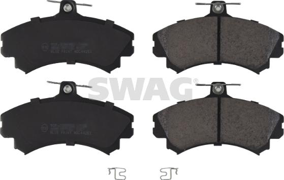 Swag 55 91 6213 - Brake Pad Set, disc brake autospares.lv