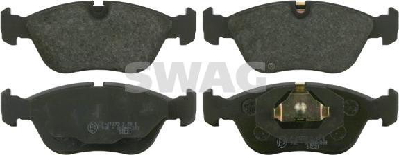 Swag 55 91 6212 - Brake Pad Set, disc brake autospares.lv