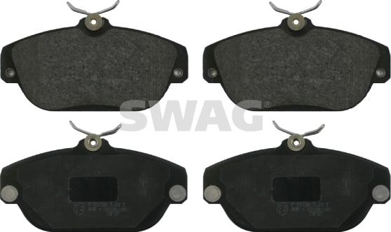 Swag 55 91 6228 - Brake Pad Set, disc brake autospares.lv