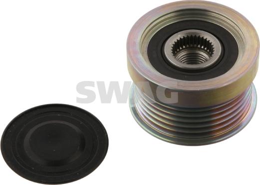 Swag 55 14 0001 - Pulley, alternator, freewheel clutch autospares.lv