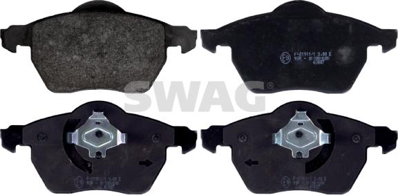 Swag 55 11 6213 - Brake Pad Set, disc brake autospares.lv