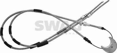 Swag 50 90 5843 - Cable, parking brake autospares.lv