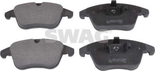 Swag 50 91 6613 - Brake Pad Set, disc brake autospares.lv