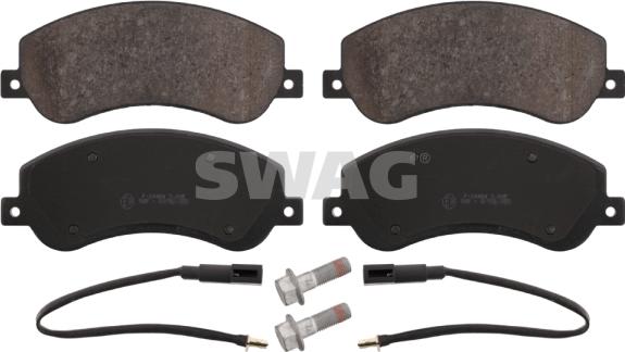 Swag 50 91 6637 - Brake Pad Set, disc brake autospares.lv