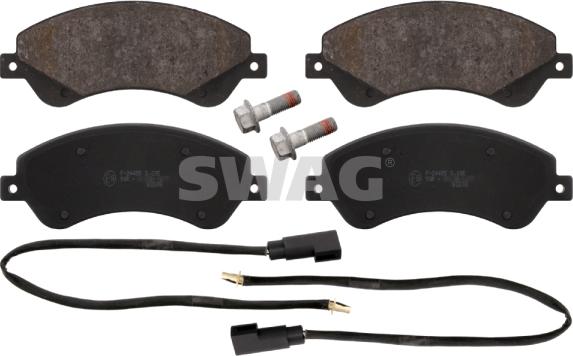 Swag 50 91 6673 - Brake Pad Set, disc brake autospares.lv