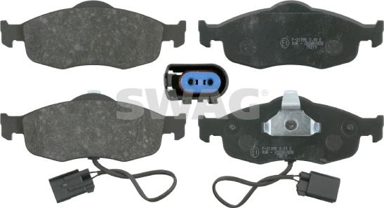 Swag 50 91 6035 - Brake Pad Set, disc brake autospares.lv