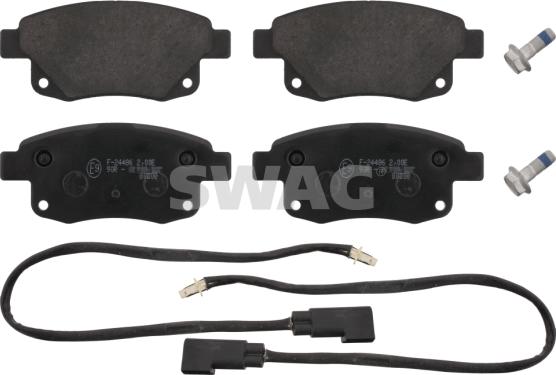 Swag 50 91 6701 - Brake Pad Set, disc brake autospares.lv