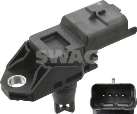 Swag 50 10 6021 - Sensor, intake manifold pressure autospares.lv