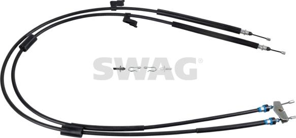 Swag 50 10 1801 - Cable, parking brake autospares.lv