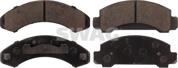Swag 50 11 6074 - Brake Pad Set, disc brake autospares.lv