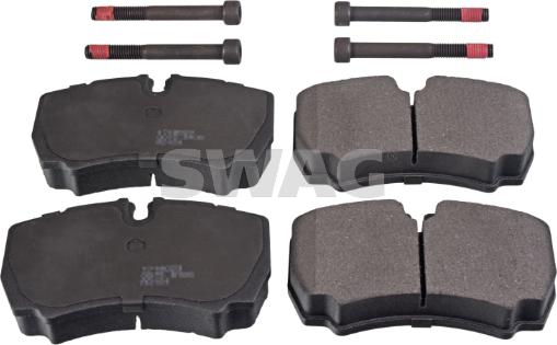 Swag 50 11 6075 - Brake Pad Set, disc brake autospares.lv