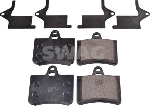 Swag 64 91 6420 - Brake Pad Set, disc brake autospares.lv