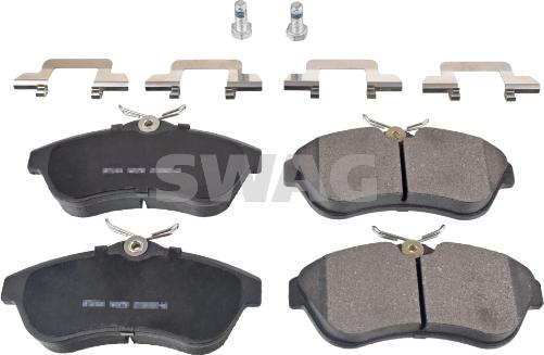 Swag 64 91 6591 - Brake Pad Set, disc brake autospares.lv