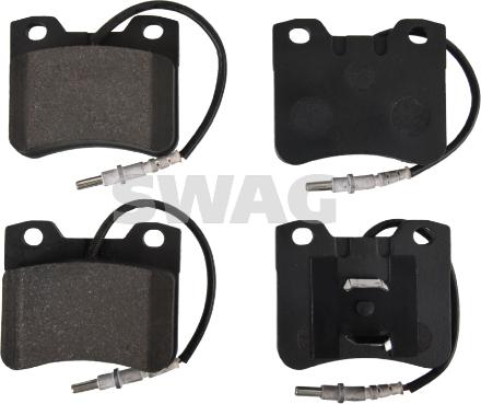 Swag 64 91 6368 - Brake Pad Set, disc brake autospares.lv