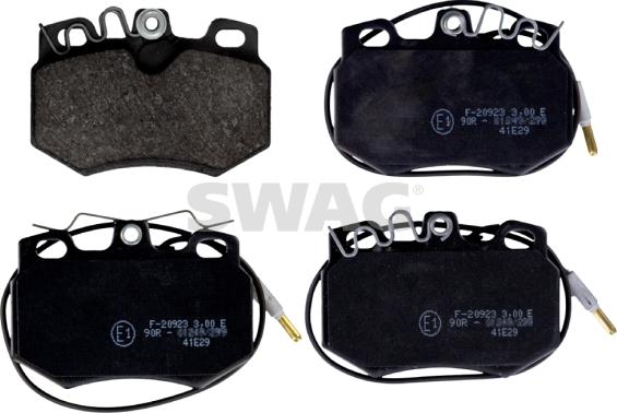 Swag 64 11 6034 - Brake Pad Set, disc brake autospares.lv