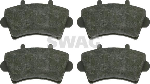 Swag 60 91 6495 - Brake Pad Set, disc brake autospares.lv