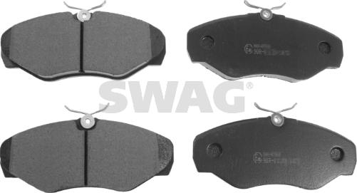 Swag 60 91 6473 - Brake Pad Set, disc brake autospares.lv