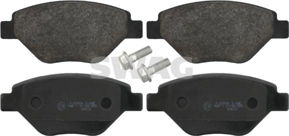 Swag 60 91 6623 - Brake Pad Set, disc brake autospares.lv