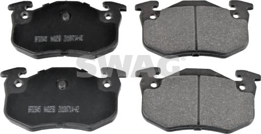 Swag 60 91 6189 - Brake Pad Set, disc brake autospares.lv