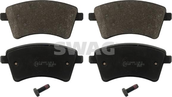 Swag 60 91 6896 - Brake Pad Set, disc brake autospares.lv