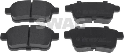 Swag 60 91 6897 - Brake Pad Set, disc brake autospares.lv