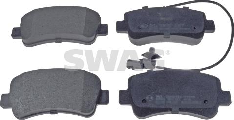 Swag 60 91 6843 - Brake Pad Set, disc brake autospares.lv