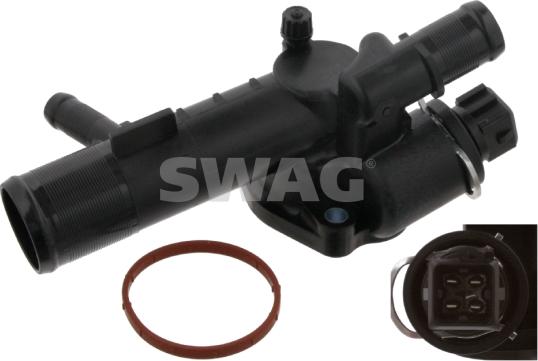 Swag 60 93 2650 - Coolant thermostat / housing autospares.lv