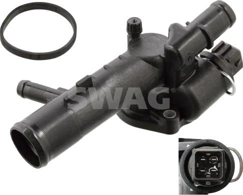 Swag 60 10 4758 - Coolant thermostat / housing autospares.lv