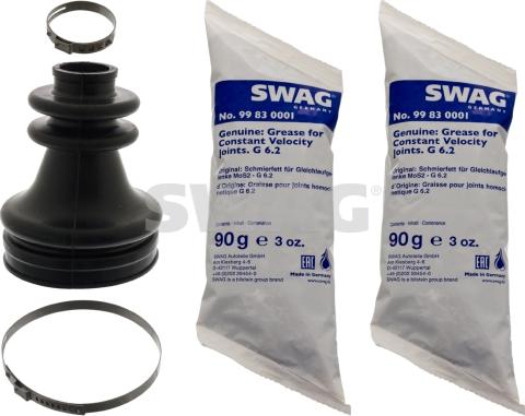 Swag 60 10 0622 - Bellow, drive shaft autospares.lv