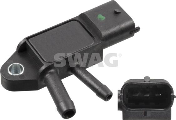 Swag 60 10 3173 - Sensor, exhaust pressure autospares.lv