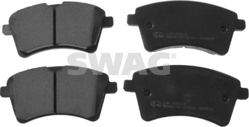 Swag 60 11 6184 - Brake Pad Set, disc brake autospares.lv