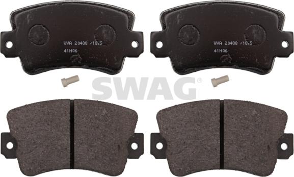 Swag 60 11 6183 - Brake Pad Set, disc brake autospares.lv