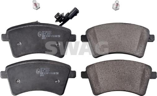 Swag 60 11 6200 - Brake Pad Set, disc brake autospares.lv