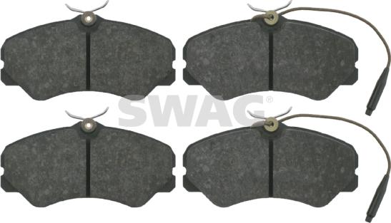 Swag 62 91 6049 - Brake Pad Set, disc brake autospares.lv
