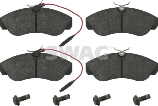 Swag 62 91 6069 - Brake Pad Set, disc brake autospares.lv