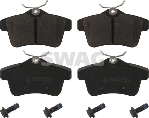 Swag 62 91 6833 - Brake Pad Set, disc brake autospares.lv