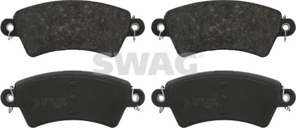 Swag 62 91 6364 - Brake Pad Set, disc brake autospares.lv