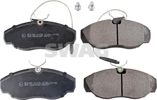 Swag 62 91 6240 - Brake Pad Set, disc brake autospares.lv