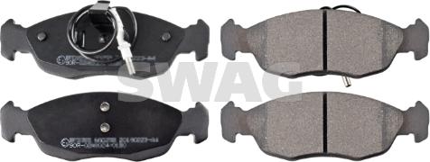 Swag 62 91 6259 - Brake Pad Set, disc brake autospares.lv