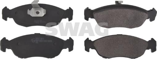 Swag 62 91 6238 - Brake Pad Set, disc brake autospares.lv
