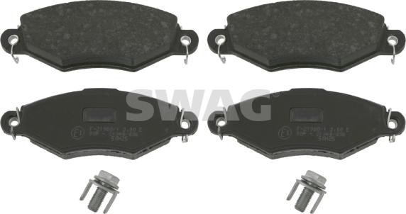 Swag 62 91 6226 - Brake Pad Set, disc brake autospares.lv