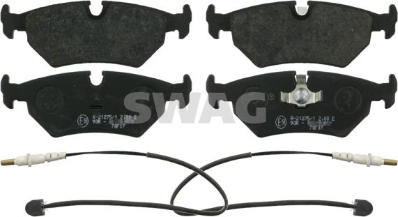 Swag 62 91 6223 - Brake Pad Set, disc brake autospares.lv